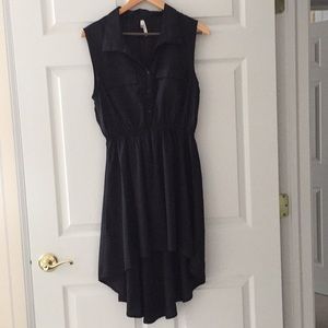 Sleeveless high low dress